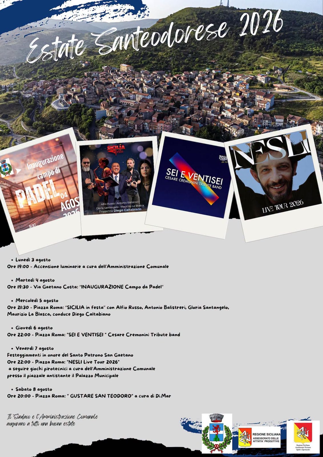 Programma Estate San Teodoro 2026 Programma Estate San Teodoro 2026 con eventi, spettacoli e manifestazioni estive