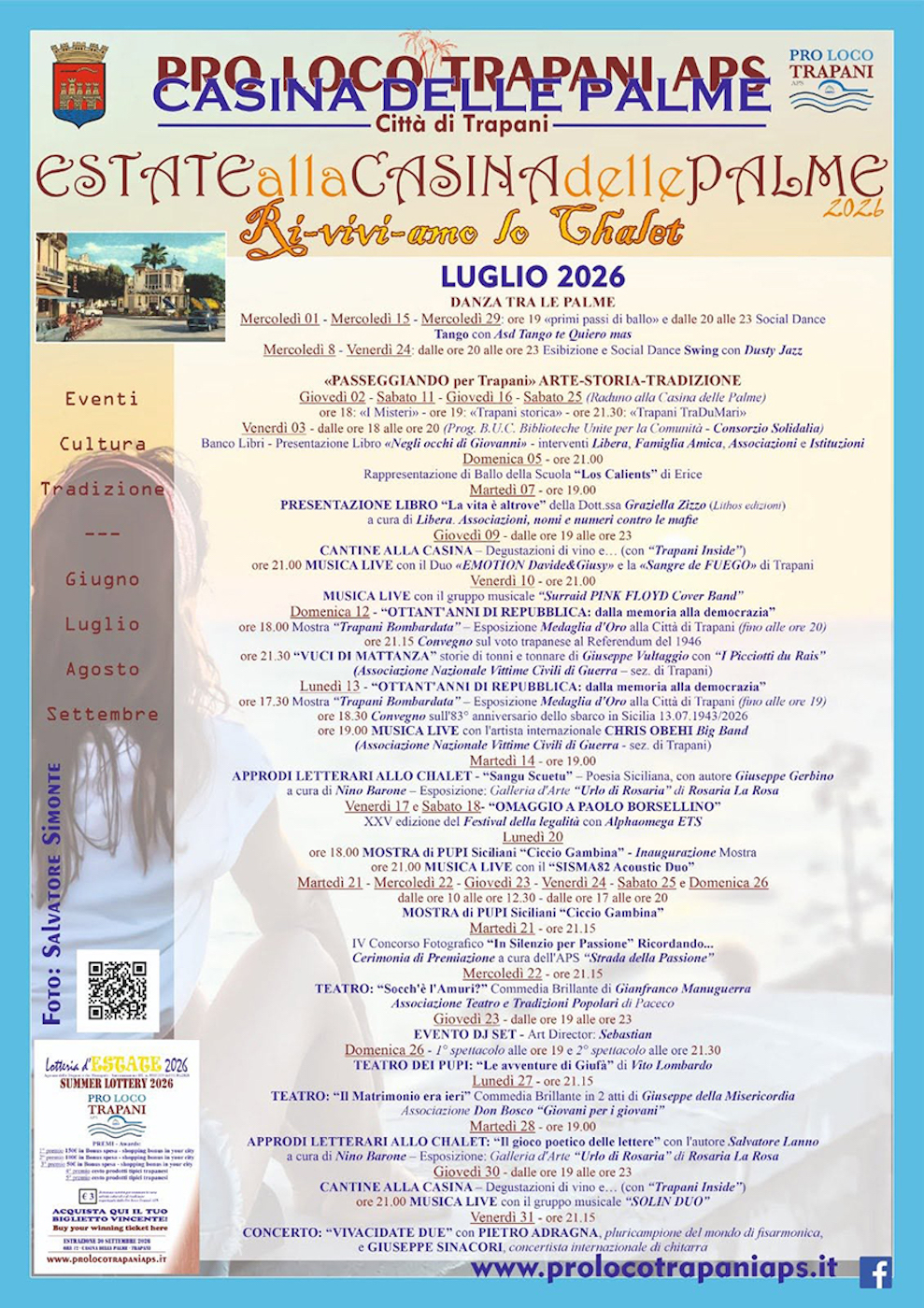 Programma Estate Trapani Luglio 2026 Programma Estate Trapani Luglio 2026 con eventi, spettacoli e manifestazioni estive