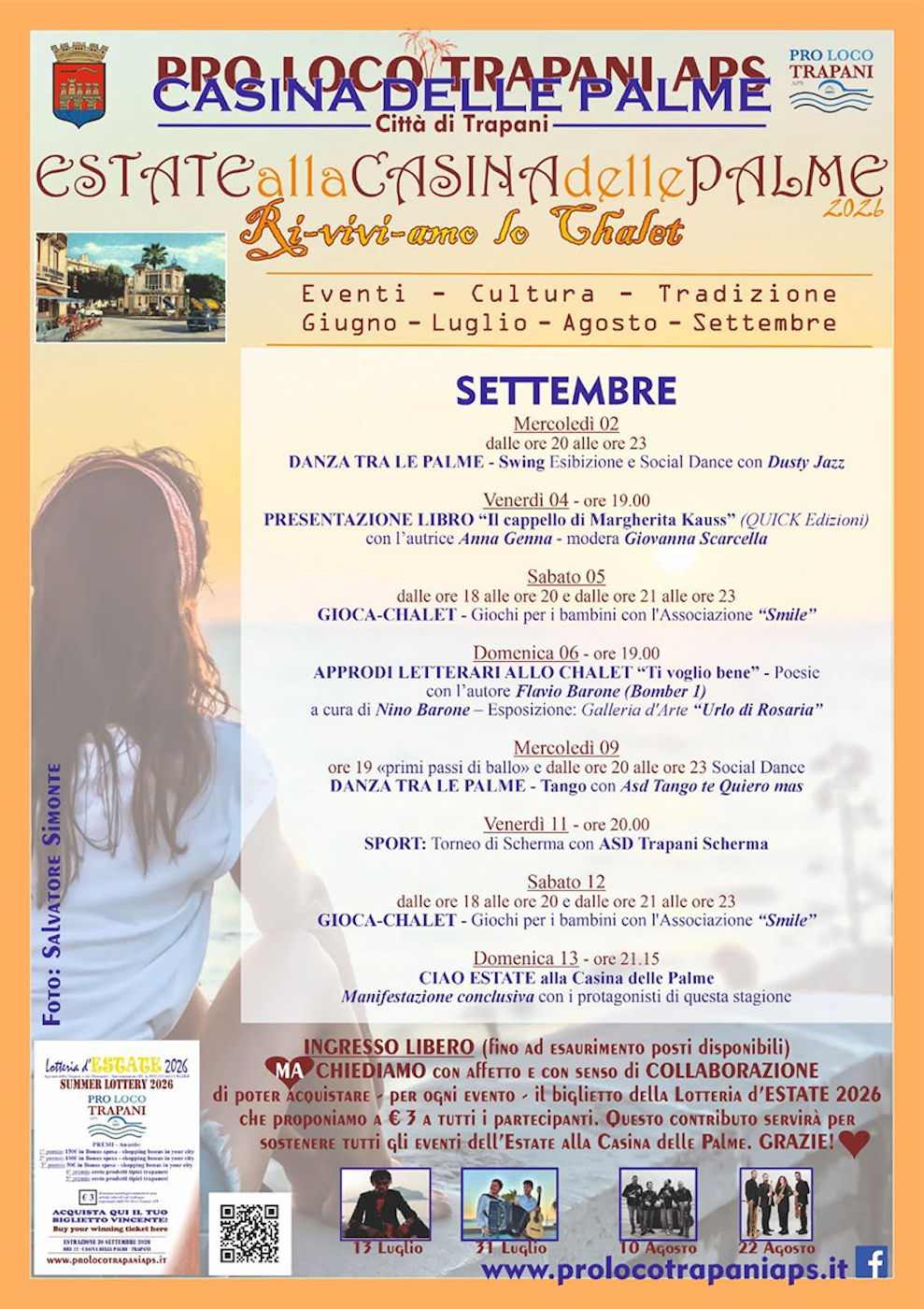 Programma Estate Trapani Settembre 2026 Programma Estate Trapani Settembre 2026 con eventi, spettacoli e manifestazioni estive
